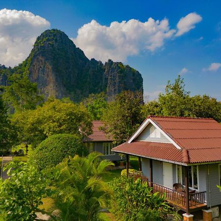 Bearlinbungalow Vang Vieng Esterno foto