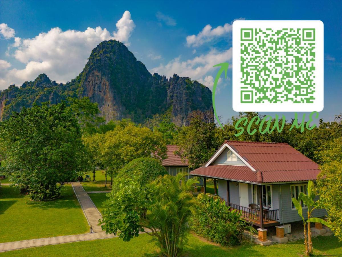 Bearlinbungalow Vang Vieng Esterno foto